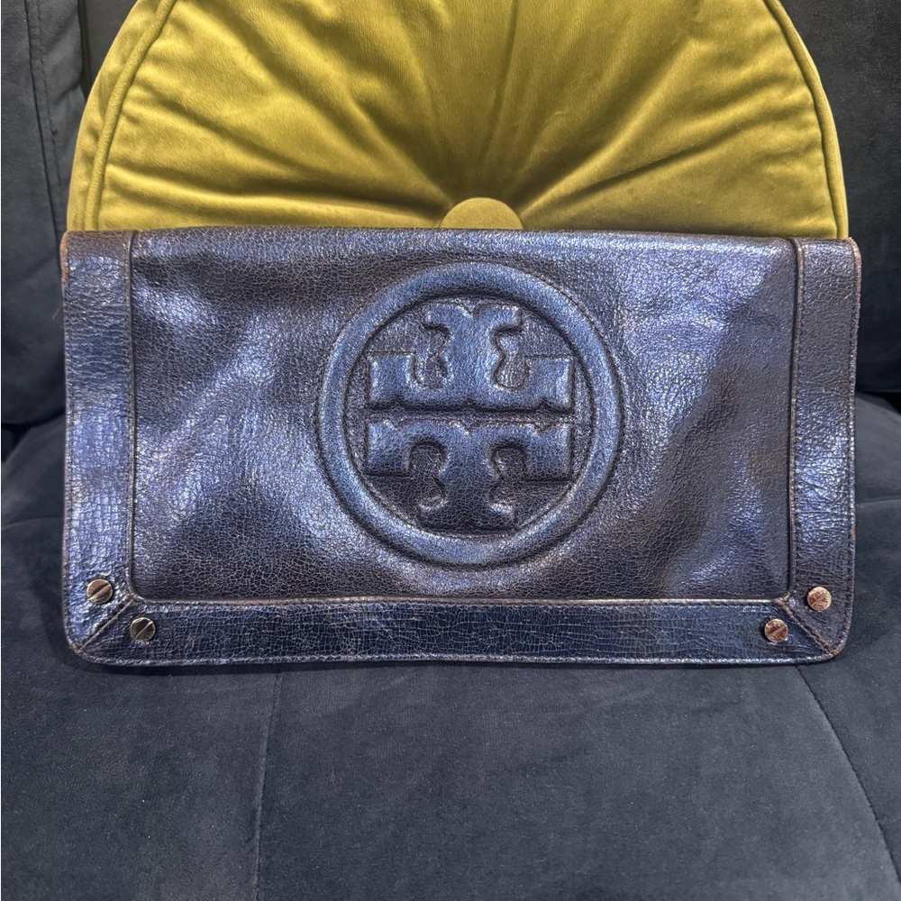 Tory Burch Black Leather Men's Bag